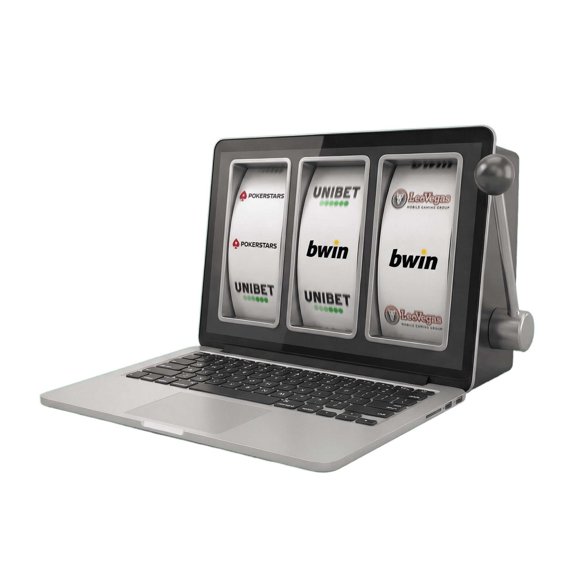 Illustratie van online gokclaim